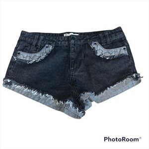 Sea gypsies dark colored jean shorts